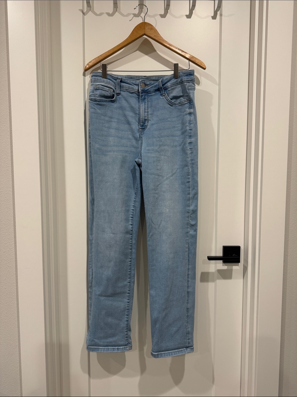 Nine West Light Blue Straight Leg Stretch Women's Jeans